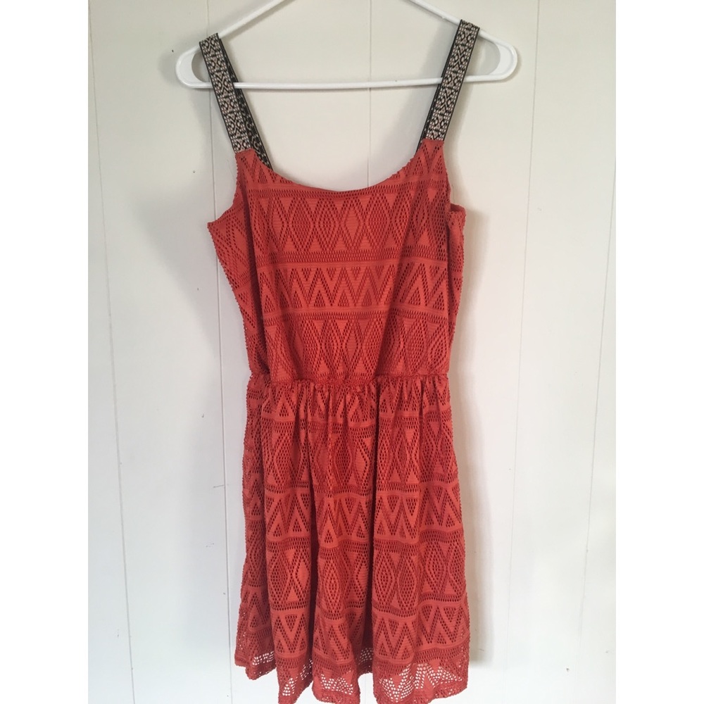 Cute orange dress super comfy